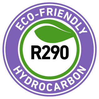 R290 hydrocarbon refrigerant — supplier eco-friendly badge
