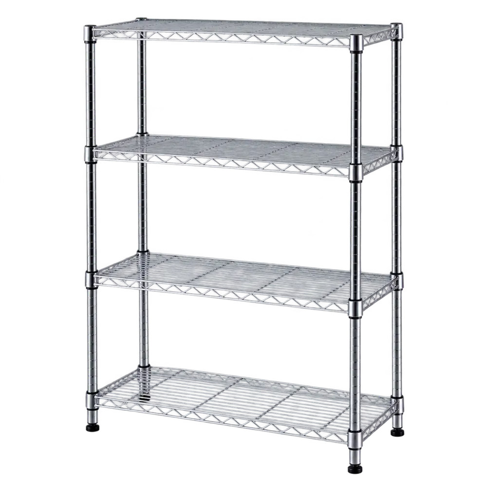 Atlas Set B Complete Chrome Wire Shelf Racking