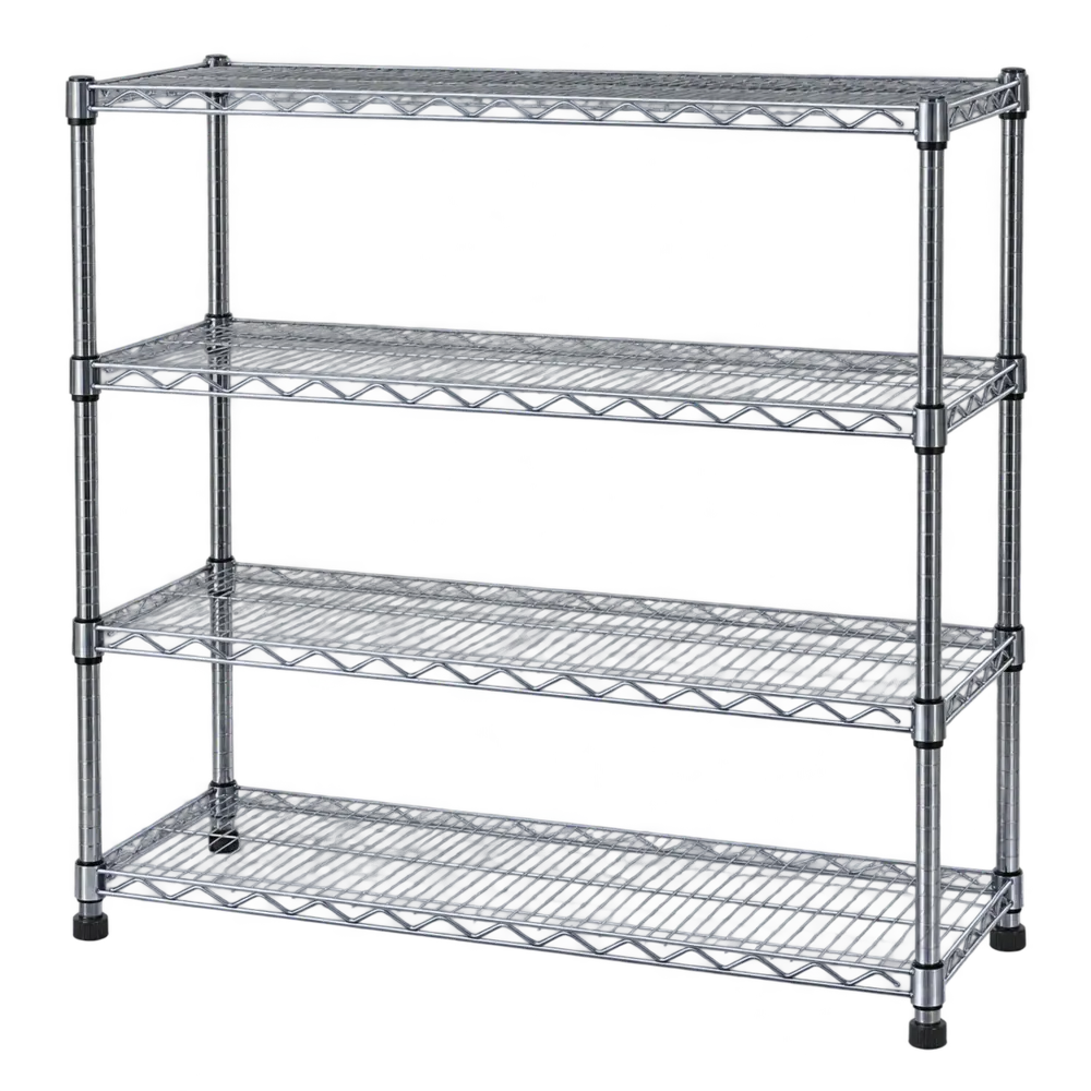 Atlas Set C Complete Chrome Wire Shelf Racking
