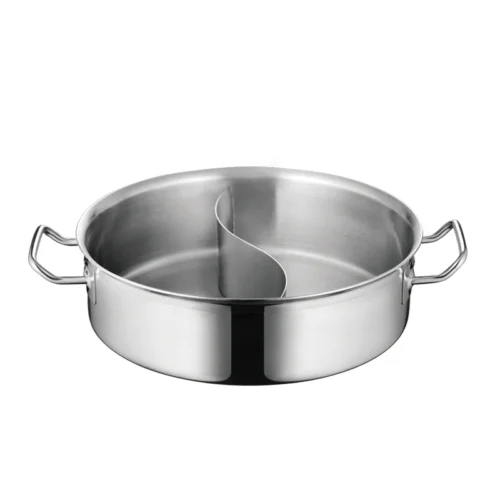 Stainless Steel 2 Division Casserole Dish 32cm/9.6L