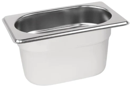 Stainless Steel 1/9 Gastronorm Container 0.8L- Pack of 6