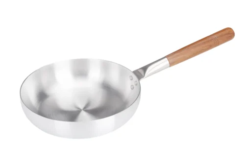 Aluminium Frying Pan with Wooden Handle 24cm/9.5″ – Pack of 5